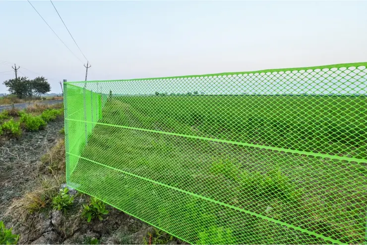 Indonet URE green fencing net